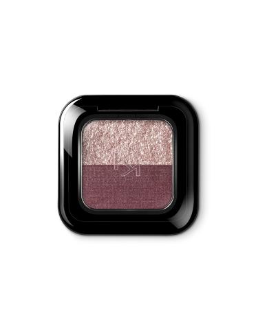 KIKO Bright Duo Eyeshadow - Intensely Pigmented Matte & Shimmery & Metallic Finish Eyeshadow 1.8G