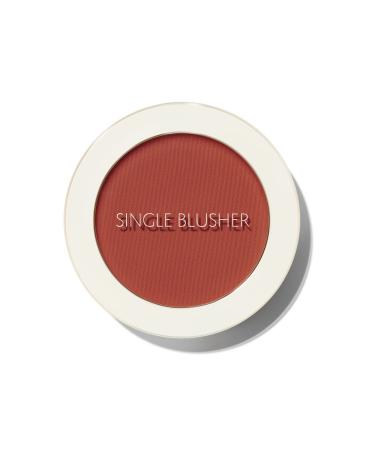 The Saem Sebum Controlling Single Powder Blush - Saemmul Single Blusher- Persimmon Juice - Buy Online on GoSupps.com