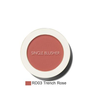 The Saem Single Powder Blush Sebum Control - Saemmul Single Blusher-trench Rose