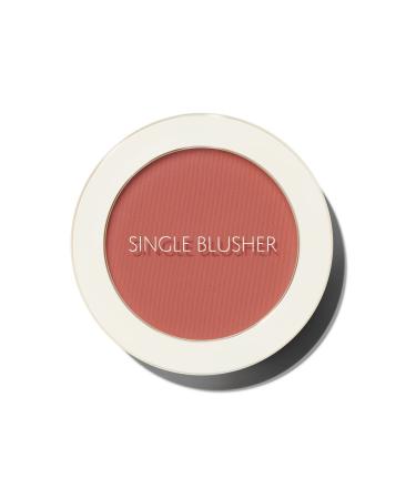 The Saem Single Powder Blush Sebum Control - Saemmul Single Blusher-trench Rose - Buy Online on GoSupps.com