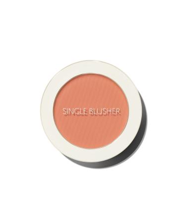 The Saem Sebum Controlling Single Powder Blush - Saemmul Single Blusher- Pumpkin Latte - Buy Online on GoSupps.com