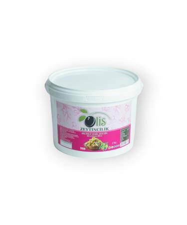 Olis Olives Sliced Green Olives - Drained Weight 2 Kg. - Bucket