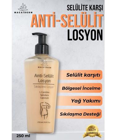 Macaiderm Anti-Cellulite Lotion Helps to Reduce the Appearance of Cellulite 250 ml