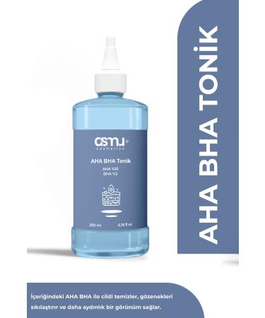Asmu Cosmetics Aha Bha Pore Tightening Purifying and Refreshing Effective Facial Care Toner - 200ml