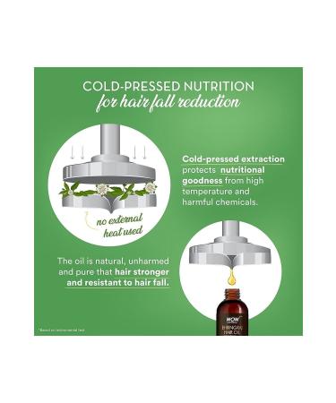 WOW Skin Science Bhringraj Hair Oil- 9 Natural Ingredients-Nourishing Repairing Regenerating 200ml - Buy Online on GoSupps.com