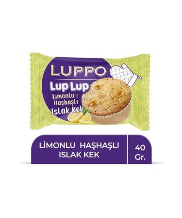 len Luppo Lemon Poppy Seed Wet Cake 40 Gr. (24 PIECES)