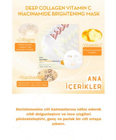 KOEC Bio Deep Collagen Clearing Face Mask Set Korean Beauty and Skin Care Brightness Moisturizing 4-Piece - Buy Online on GoSupps.com