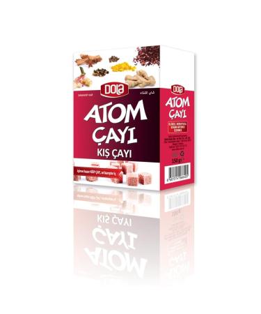 Dola Atom Tea 3 Pack Mint Lemon Ginger & Winter Tea & Linden Ginger - Buy Online on GoSupps.com