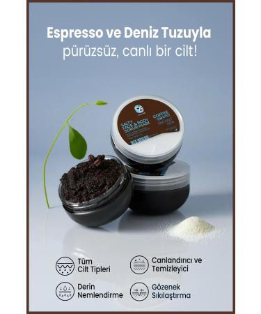 SalTherapy Body Scrub 300 Ml | Anti-Stain & Anti-Pore | Espresso Powder Korean Sea Salt - Buy Online on GoSupps.com