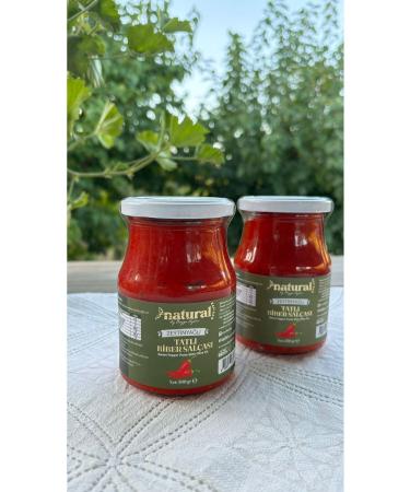 NATURAL KAPIDA BY BEYZA AYDIN SWEET PEPPER PASTE WITH OLIVE OIL (360 GR)