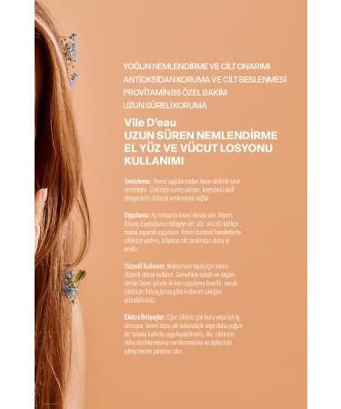 VilleD'eau Intensive Moisturizing Smoothing Nourishing Dry Sensitive Skin Hand Face and Body Cream 250 ml - Buy Online on GoSupps.com