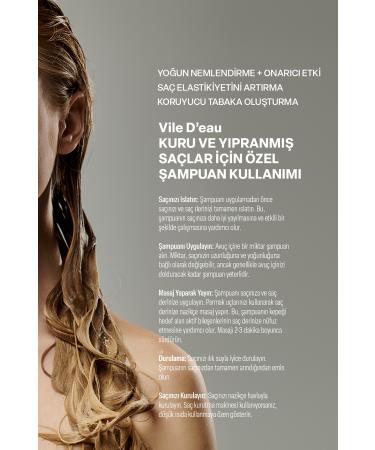 VilleD'eau Special Ultra Soft and Voluminous Shampoo for Dry and Damaged Hair Preventing Hair Loss 400ml - Buy Online on GoSupps.com