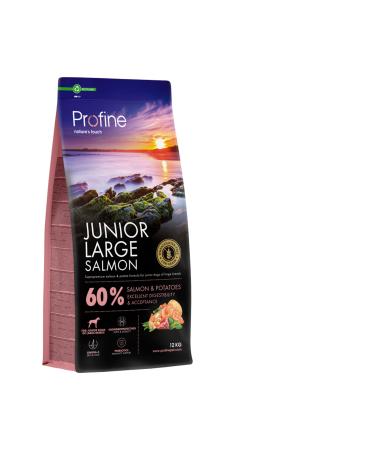 Profine Gluten-Free Natural Salmon and Potato Formula for Large Breed Puppies and Young Dogs 12kg