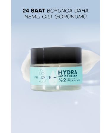 Polente Natural Hydra Mo st Cream - Moisturizing Cream with Hyaluronic Acid & Squalene (50 ML) - Buy Online on GoSupps.com