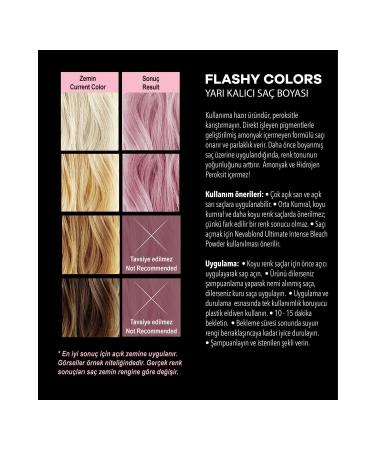 Flashy Colors Flashy Color Dusty Pink 100ml Vegan Direct Applied Hair Dye - Buy Online on GoSupps.com