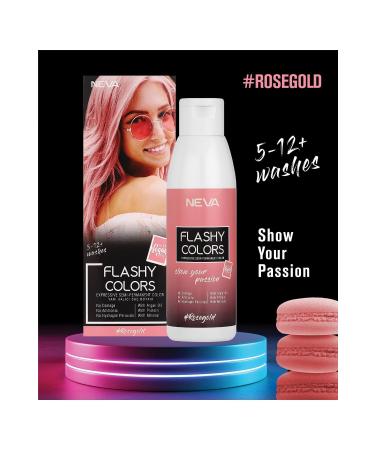 Flashy Colors Flashy Color Rose Gold 100ml Vegan Direct Applied Hair Dye - Buy Online on GoSupps.com