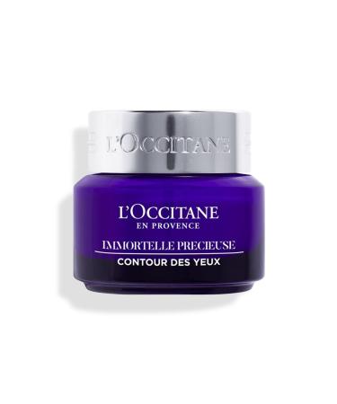 L'Occitane Immortelle Precious Eye Balm-Anti Dark Circles and Fine Lines Eye Cream with Hyaluronic Acid 15ML