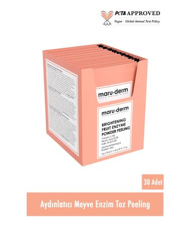 ROSSMANN Brightening Fruit Enzyme Powder Peeling 60 GR (Vitamin C 3% + Ferulic Acid 0.5% + Kojic Acid 0.2%) - Buy Online on GoSupps.com