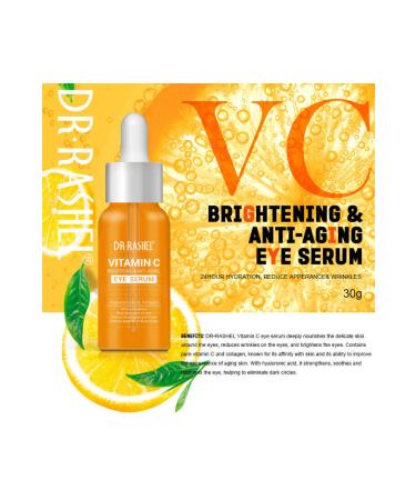DR.RASHEL Vitamin C Brightening and Anti-Aging Eye Serum 30ml(Vitamin C Eye Serum) - Buy Online on GoSupps.com