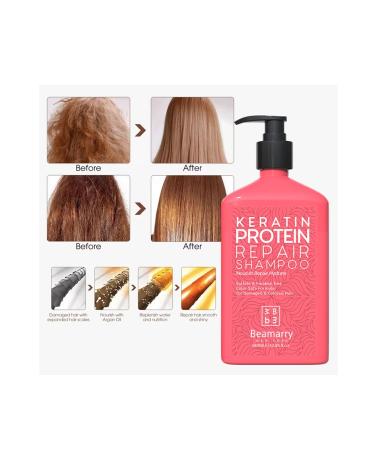 Beamarry Repair Shampoo for Chemically Treated Damaged Hair 380 ml - Buy Online on GoSupps.com
