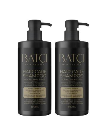 Bat Sulfate-Free Deep Nourishing Provitamin B5 Shampoo Set of 2 500 ML