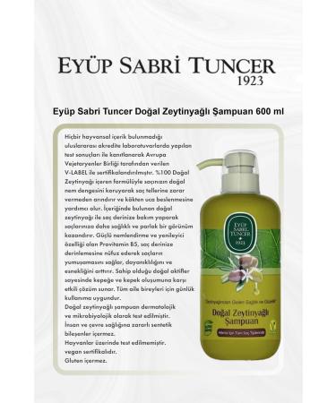 Ey p Sabri Tuncer Natural Olive Oil Shampoo 600 ml Buy 5 Pay 4 and Rosie Pamuk - Buy Online on GoSupps.com