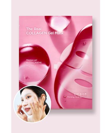 Holika Holika The Real Collagen Gel Mask - Revitalizing and Elasticity Enhancing Mask - 1 Piece