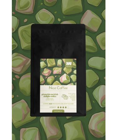Nice Match Pistachio Turkish Delight Coffee Pistachio Turkish Delight Flavored Filter Coffee 200 Gr