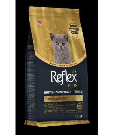 Reflex Plus Special Breed British Shorthair Kitten Hypoallergenic Cat Food with Chicken 1.5 kg - Buy Online on GoSupps.com