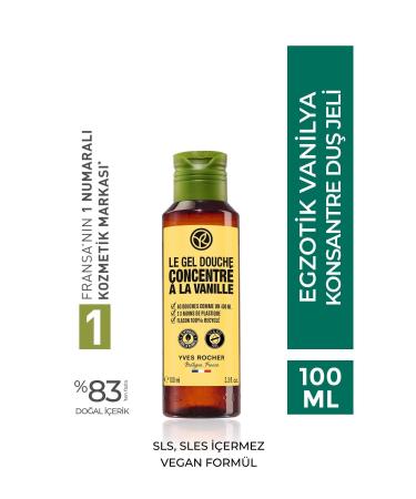 Yves Rocher Deep Cleansing Moisture Balance Protecting Vanilla Scented Shower Gel 100ml eleg.2915