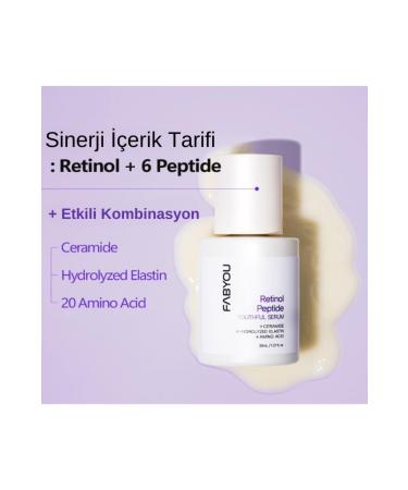FabYou Retinol Peptide Youth Serum Anti-Blemish Care Anti-Aging Revitalizing Skin Moisture - Buy Online on GoSupps.com