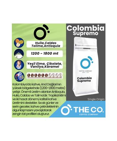 Coffee The CO Colombia Supremo 250gr