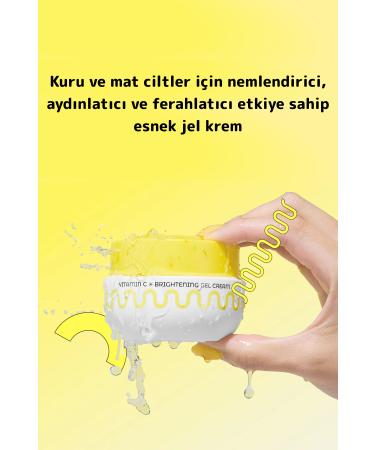 Commonlabs Vitamin C Brightening GEL CREAM - Vitamin C and Fruit Extract Gel Cream 50gr - Buy Online on GoSupps.com