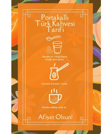 Nice Match Orange Flavored Turkish Coffee Orange Flavored Turkish Coffee 200 Gr - Buy Online on GoSupps.com