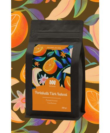 Nice Match Orange Flavored Turkish Coffee Orange Flavored Turkish Coffee 200 Gr