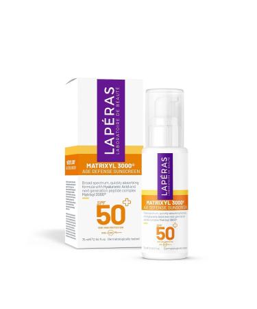 LAPERAS Matrixyl 3000 Peptides Spf 50 Plumping Revitalizing Hyaluronic Vegan Face Sun Cream 75ml - Buy Online on GoSupps.com