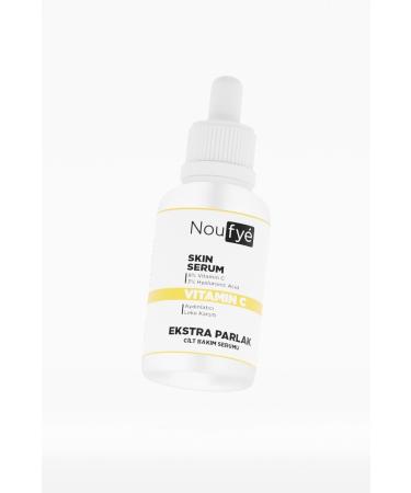 NOUFYE Vitamin C & Hyaluronic Acid Extra Bright Brightening and Anti-Spot Face Serum 30 ML - Buy Online on GoSupps.com