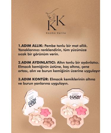 cosmoquality Highlighter Blush Contour Palette - Buy Online on GoSupps.com