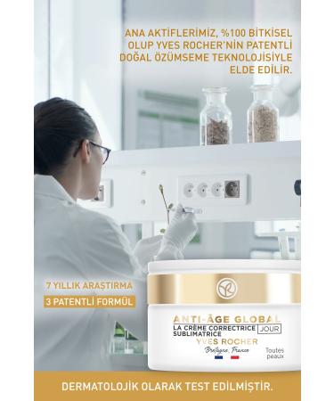 Yves Rocher Regenerating Day Cream for Reducing Appearance of Aging Wrinkles Fine Lines 50ml eleg.3101 - Buy Online on GoSupps.com