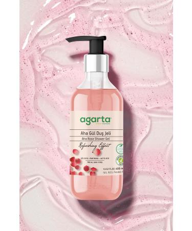 Agarta Natural Aha Rose Shower Gel 400 ml - Buy Online on GoSupps.com