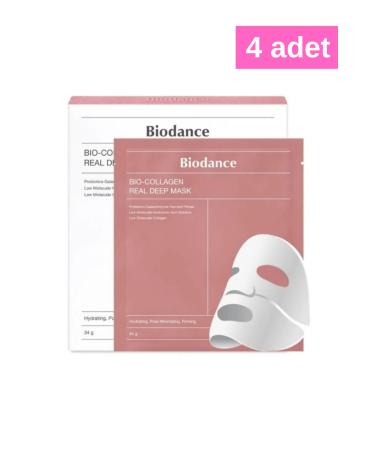 Biodance 4 Pieces Bio-collagen Real Deep Mask Moisturizing Face Mask