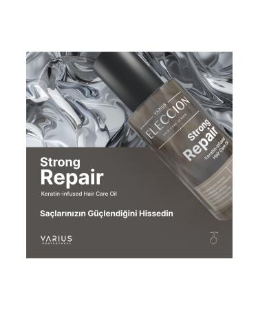 VAR US PROFESSIONAL Strong Repair Hair Care Oil 100 ml Keratin Content - Buy Online on GoSupps.com