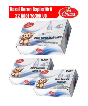 ONUVA Nasal Nose Aspirator Set | 1 Aspirator | 22 Spare Tips