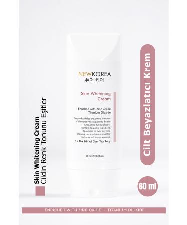 NewKorea Skin Whitening Brightening Anti-Spot Cream 60 ML (Enriched With Zinc Oxide & Titanium Dioxide)