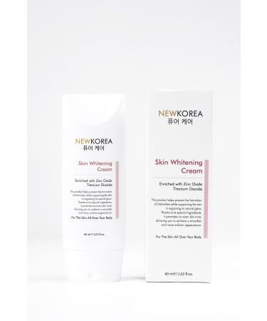 NewKorea Skin Whitening Brightening Anti-Spot Cream 60 ML (Enriched With Zinc Oxide & Titanium Dioxide) - Buy Online on GoSupps.com