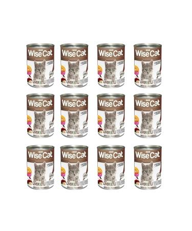 W SEPET Wise Cat Liver Adult Cat Canned Food 400 gr 12 Pieces