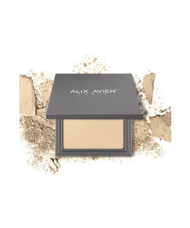 Alix Avien Compact Powder - Up to 12 Hours Wear - Neutral Skin Undertone - Compact Powder 04 Light Ivory