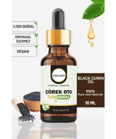 exocare Black Cumin Oil 0 Pure and Natural Herbal Oil Glass Dropper Natural Care Natural Black Seed Oil 10ml