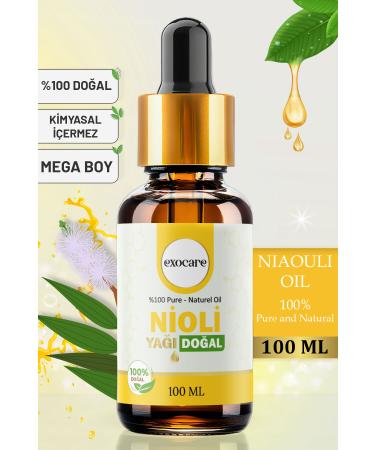 exocare Niloil Oil 0 Pure and Natural Herbal Oil Glass Dropper Natural Care Natural Niaouli Oil 100ml