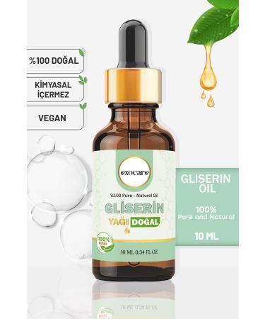 exocare Glycerin Oil 0 Pure and Natural Herbal Oil Glass Dropper Natural Care Natural Glycerin Oil 10ml